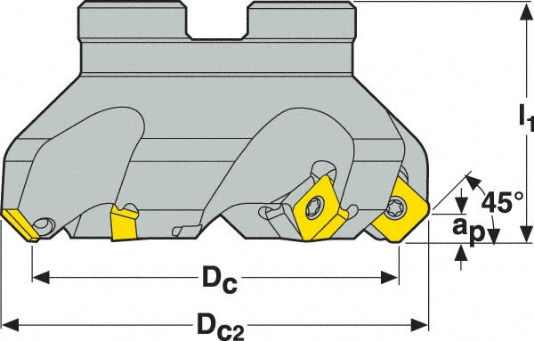 Indexable Milling Cutters - Seco 02422254