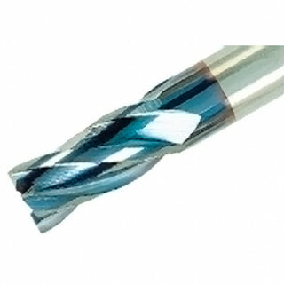 3/16" 4-Flute Solid Carbide Corner Radius & Corner Chamfer End Mill, AlTiN - Iscar 5620324