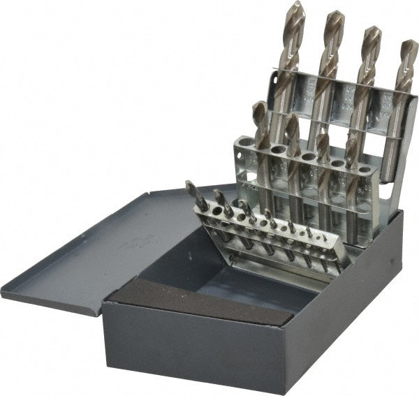 High-Speed Steel Screw Machine Length Drill Bit, 135° point - Cleveland C70370