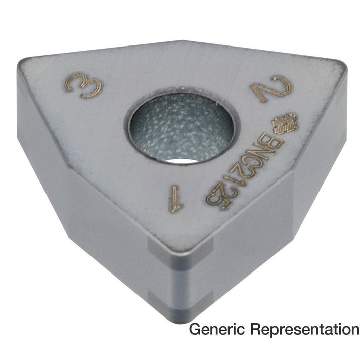 6NC-WNGA080408 Polycrystalline Cubic Boron Nitride Insert, Grade BNC200, TiN - Sumitomo 16DTCEP