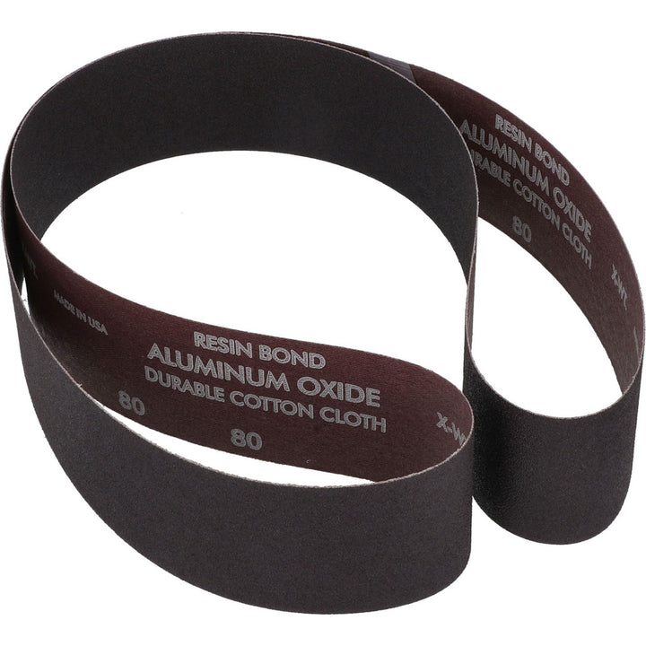 2-1/2 x 60" 80-Grit Aluminum Oxide Belt - Norton 78072721590