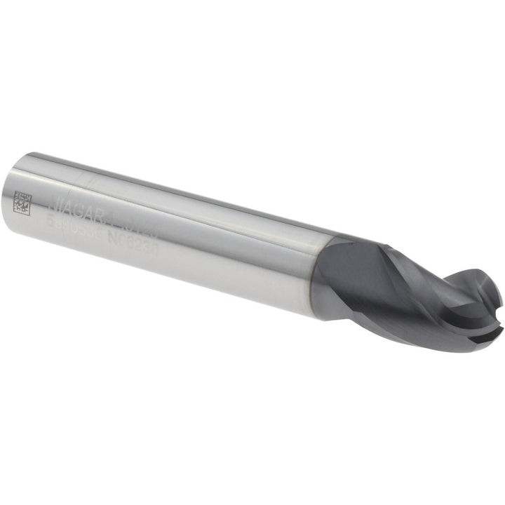 5/16" 3-Flute Solid Carbide Ball End Mill, AlTiN - Seco 17003792