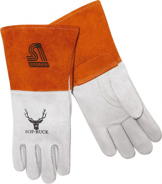 Large Leather; Synthetic Leather Flame-Resistant Gloves - Steiner 02275-L