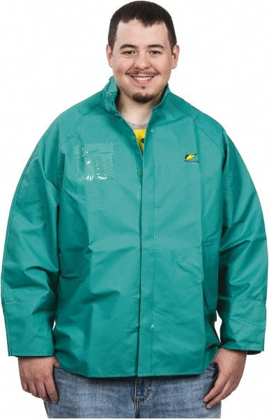Medium Green; Green Chemical; Flame-Resistant; Flame-Retardant; Rain Protective Garment - OnGuard 71032.M