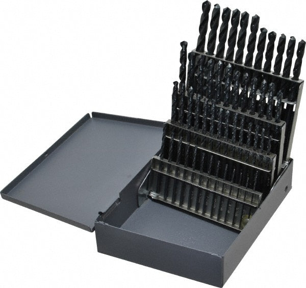 High-Speed Steel Jobber Length Drill Bit, Oxide, 118° point - Cleveland C00960