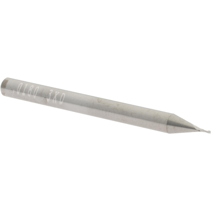 0.0180" 2-Flute Solid Carbide Square End Mill - SGS 00824