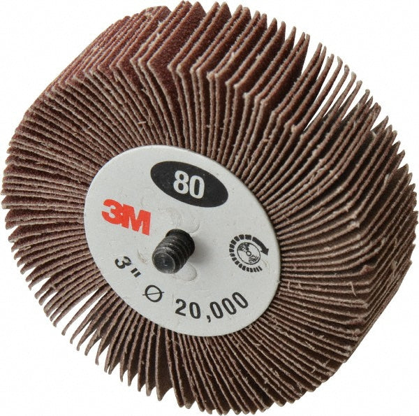 80-Grit Aluminum Oxide Flap Wheel - 3M 7100178225