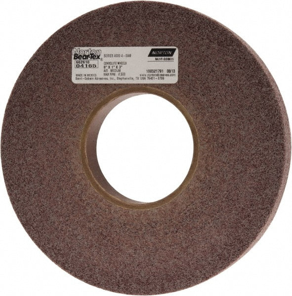 8 x 1" Aluminum Oxide Deburring Wheels Disc - Norton 66261004165