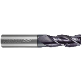 3/8" 3-Flute Solid Carbide Corner Radius End Mill, APLUS - Helical Solutions 23152