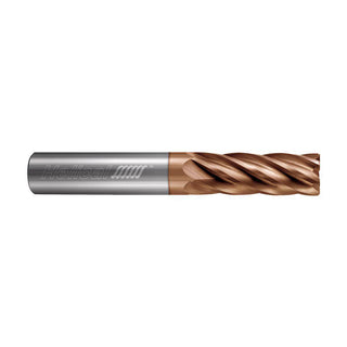 1/2" 6-Flute Solid Carbide Corner Radius End Mill, Tplus - Helical Solutions 86190
