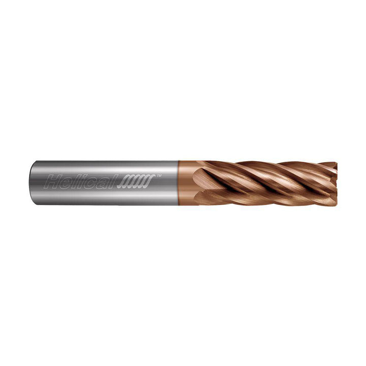 1/2" 6-Flute Solid Carbide Corner Radius End Mill, Tplus - Helical Solutions 86190