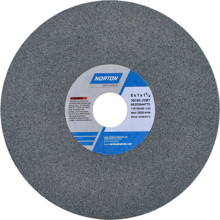 8 x 1" 60-Grit Silicon Carbide Grinding & Cutoff Wheel - Norton 66253044770