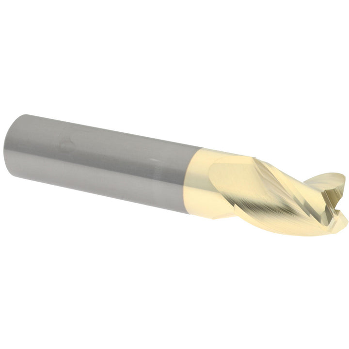 3/4" 3-Flute Solid Carbide Corner Radius End Mill, ZrN - Accupro 314975