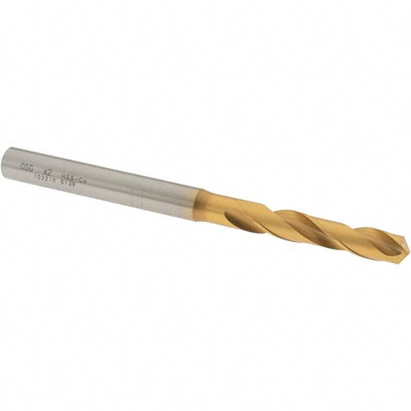 #2 Cobalt High Speed Steel Screw Machine Drill Bit, Coated, 130° point - OSG 10221005