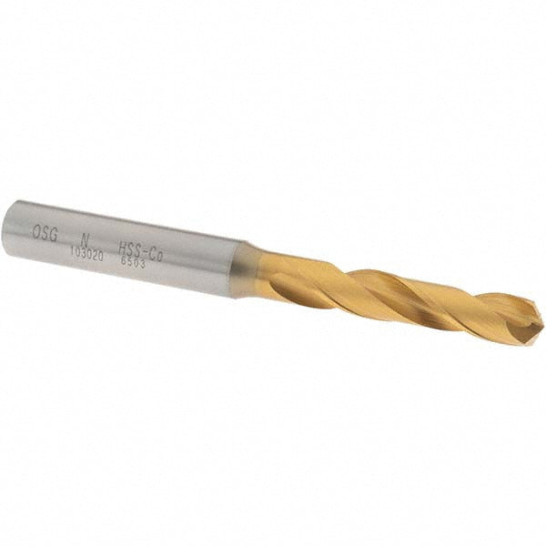 Letter N Cobalt High Speed Steel Screw Machine Drill Bit, Coated, 130° point - OSG 10302005
