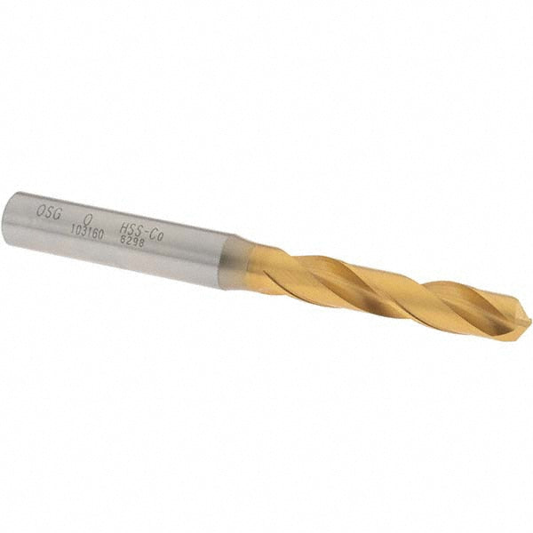Letter O Cobalt High Speed Steel Screw Machine Drill Bit, Coated, 130° point - OSG 10316005