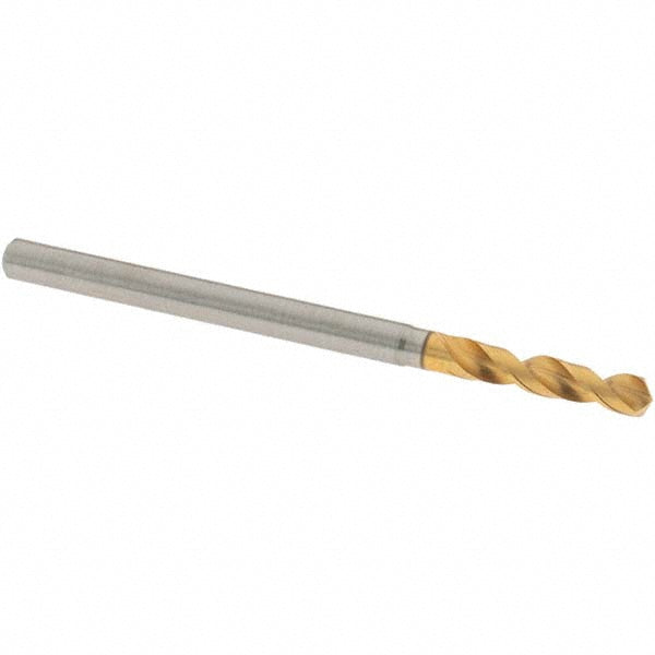 0.1102" High Speed Steel Screw Machine Drill Bit, Coated, 130° point - OSG 61528