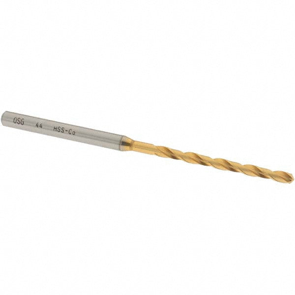 #44 Cobalt Drill Bit, TiN, 130° point - OSG 15086005