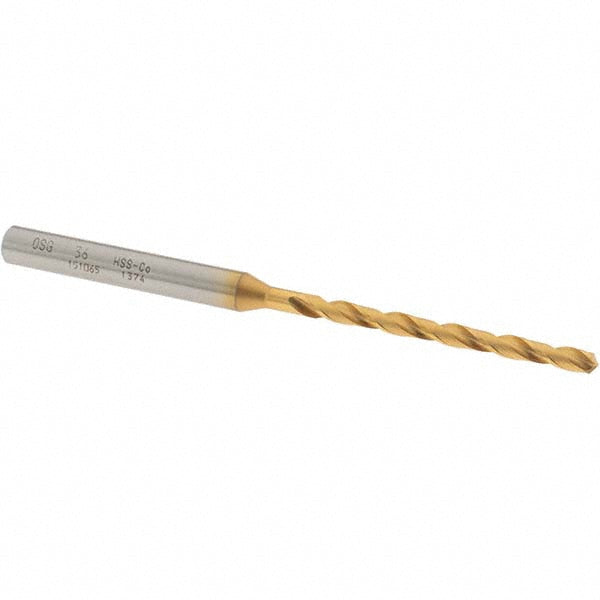 #36 Cobalt Drill Bit, TiN, 130° point - OSG 15106505
