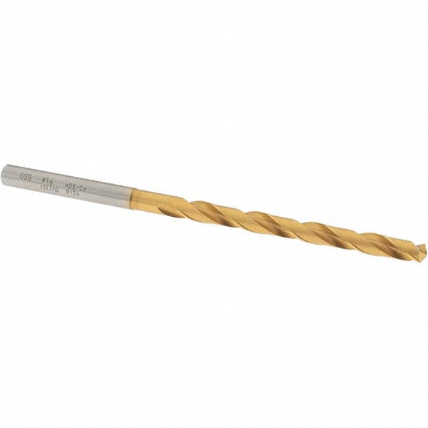 #16 Cobalt Drill Bit, TiN, 130° point - OSG 15177005