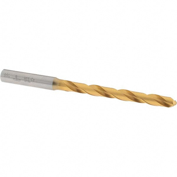 Letter N Cobalt Drill Bit, TiN, 130° point - OSG 15302005
