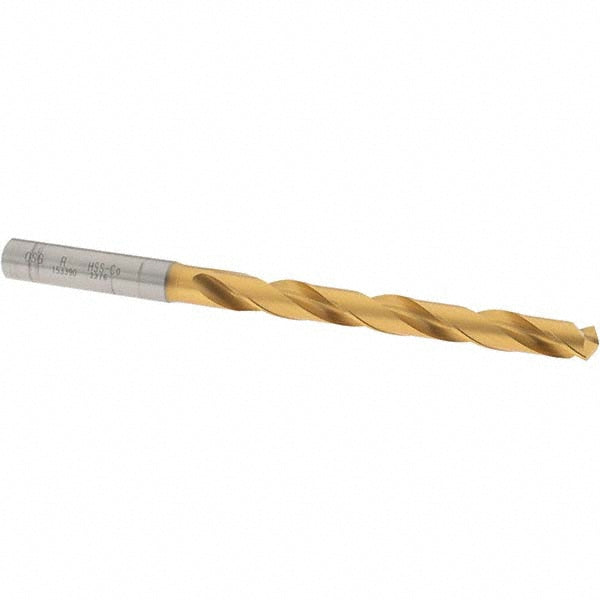 Letter R Cobalt Drill Bit, TiN, 130° point - OSG 15339005