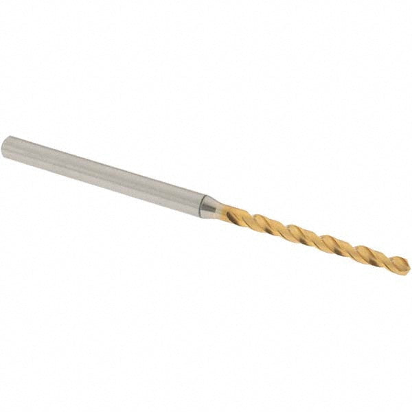 0.0827" Vanadium High Speed Steel Drill Bit, TiN, 130° point - OSG 62521