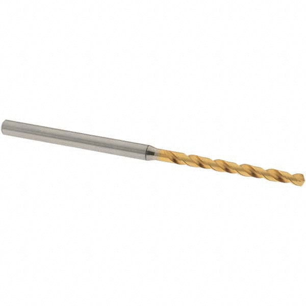 0.0906" Vanadium High Speed Steel Drill Bit, TiN, 130° point - OSG 62523