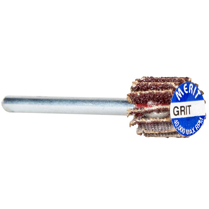 240-Grit Aluminum Oxide Flap Wheel - Merit Abrasives 08834137474
