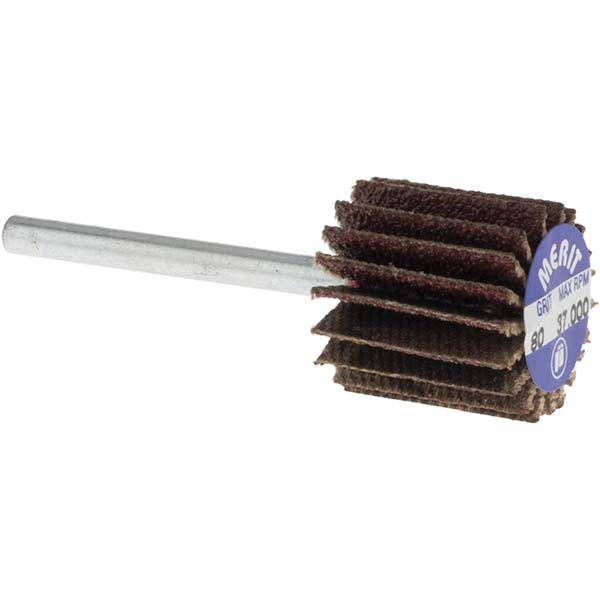 80-Grit Aluminum Oxide Flap Wheel - Merit Abrasives 08834137481
