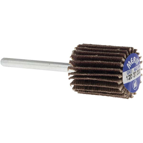 120-Grit Aluminum Oxide Flap Wheel - Merit Abrasives 08834137542