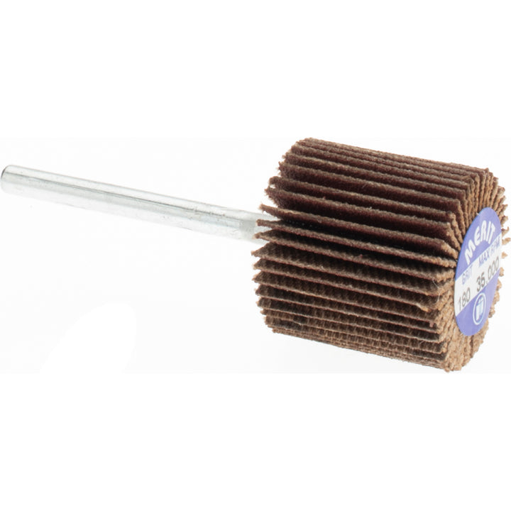 180-Grit Aluminum Oxide Flap Wheel - Merit Abrasives 08834137593