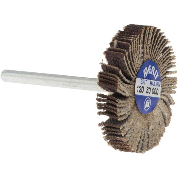 120-Grit Aluminum Oxide Flap Wheel - Merit Abrasives 08834137502
