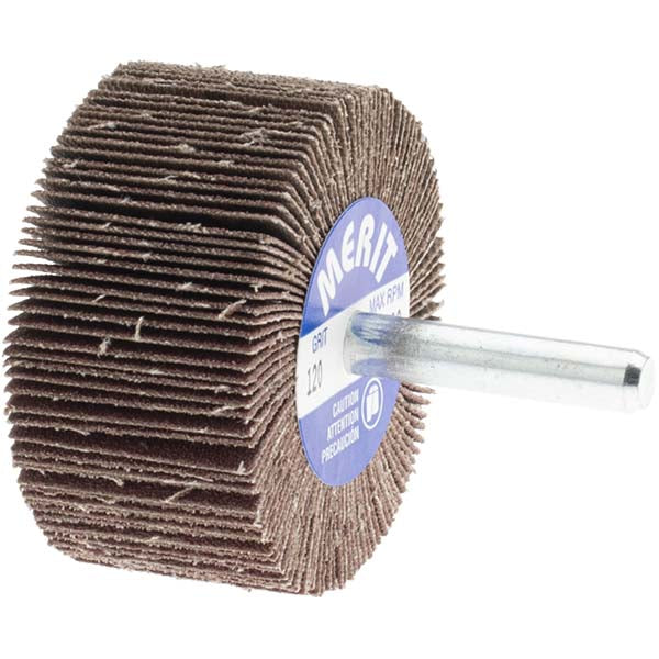 120-Grit Aluminum Oxide Flap Wheel - Merit Abrasives 08834137372