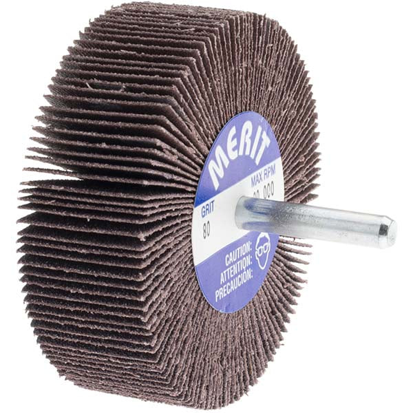 80-Grit Aluminum Oxide Flap Wheel - Merit Abrasives 08834137451