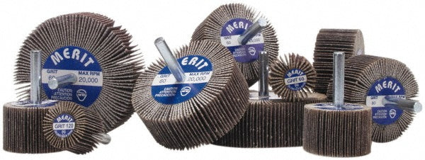 80-Grit Aluminum Oxide Flap Wheel - Merit Abrasives 08834130767