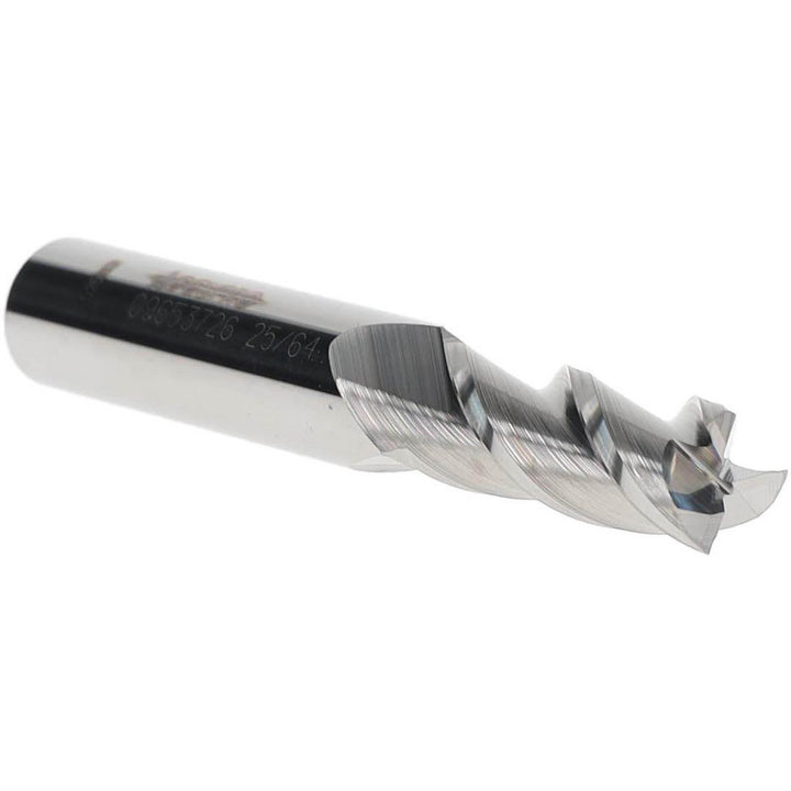 25/64" 3-Flute Solid Carbide Square End Mill - Accupro 12182040