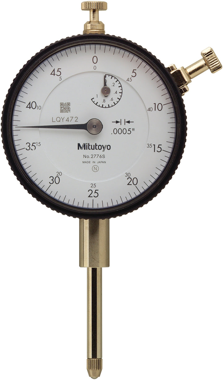 1.0000" Dial Indicator, 0.000500" grad - Mitutoyo 2776AB