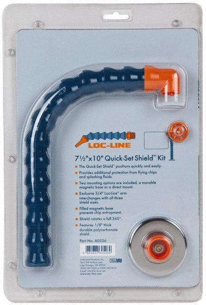 Blue; Orange; White Machine Guard - Loc-Line 60526