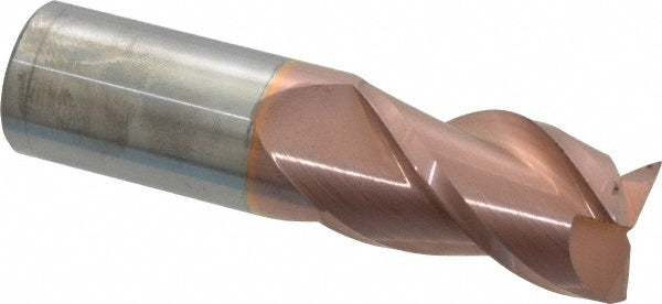 1" 3-Flute Solid Carbide Square End Mill, TiCN - Accupro 12181869