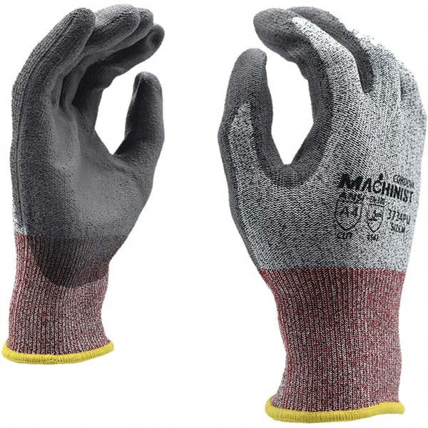 X-Small Salt & Pepper HPPE Cut-Resistant Gloves - Cordova 3734PU-XS