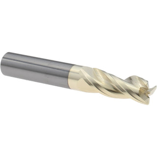 3/8" 3-Flute Solid Carbide Corner Radius End Mill, ZrN - Sandvik Coromant 8037561
