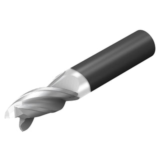1/4" 3-Flute Solid Carbide Corner Radius End Mill, ZrN - Sandvik Coromant 8037547