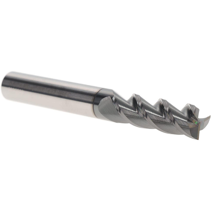 1/2" 3-Flute Solid Carbide Square End Mill, DLC - Iscar 3398975