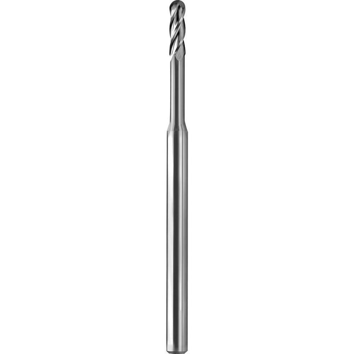 1/8" 4-Flute Solid Carbide Ball End Mill - SGS 09837