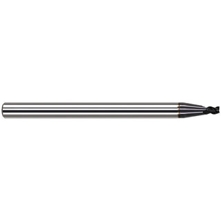 0.0787" 3-Flute Solid Carbide Corner Radius End Mill, AlTiN - Harvey Tool 984145-C6