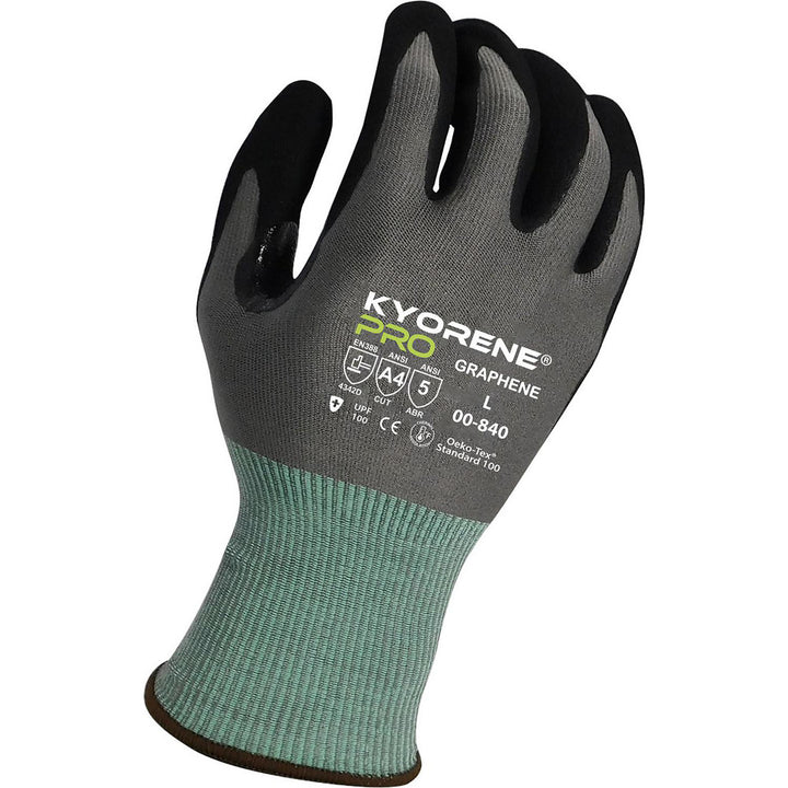 3X-Large Gray Kyorene; Graphene Cut, Puncture & Abrasion-Resistant Gloves - Kyorene Pro 00-840-3X