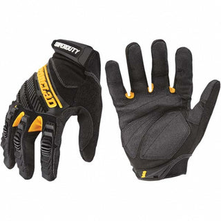 Medium Black Terrycloth Impact Gloves - ironCLAD SDG2-03-M
