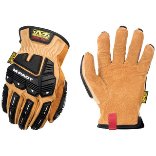3X-Large Black; Brown Leather Cut-Resistant Gloves - Mechanix Wear LDMP-C75-013