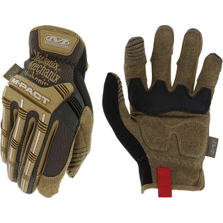 Medium Brown Leather Impact Gloves - Mechanix Wear MPC-07-009